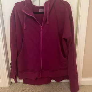 FREE PEOPLE Zip Up Jacket w/ hood